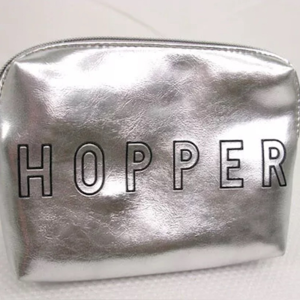 Hayward Hopper Clutch Handbag Metallic Silver